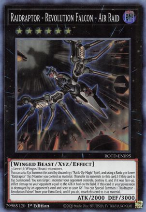 Raidraptor - Revolution Falcon - Air Raid [ROTD-EN095] Super Rare - Yu-Gi-Oh! - Card Brawlers | Quebec | Canada |