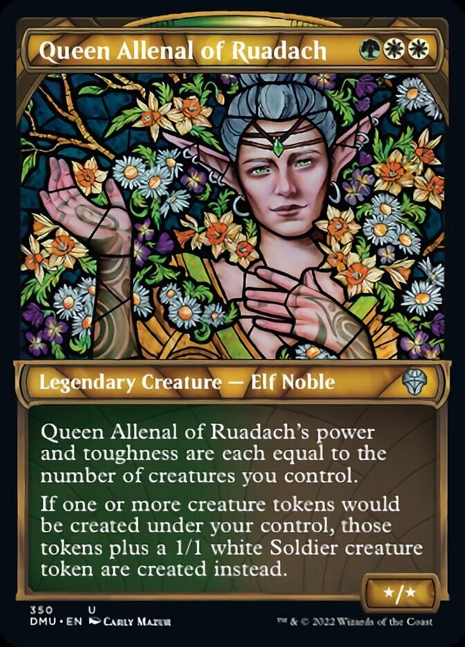 Queen Allenal of Ruadach (Showcase Textured) [Dominaria United] - Magic: The Gathering - Card Brawlers | Quebec | Canada |