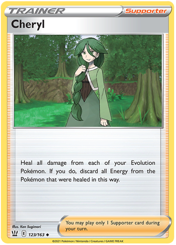 Cheryl (123/163) [Sword & Shield: Battle Styles] - Pokémon - Card Brawlers | Quebec | Canada |