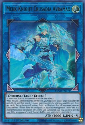 Mekk-Knight Crusadia Avramax [MP20-EN071] Ultra Rare - Yu-Gi-Oh! - Card Brawlers | Quebec | Canada |