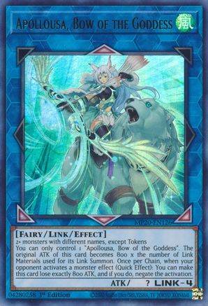 Apollousa, Bow of the Goddess [MP20-EN126] Ultra Rare - Yu-Gi-Oh! - Card Brawlers | Quebec | Canada |