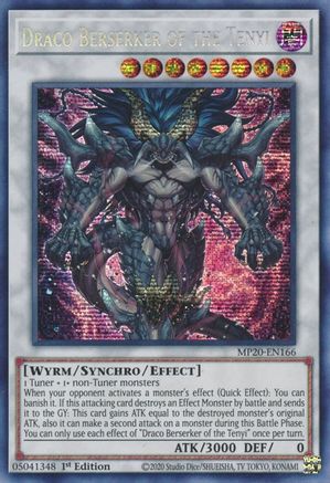 Draco Berserker of the Tenyi [MP20-EN166] Prismatic Secret Rare - Yu-Gi-Oh! - Card Brawlers | Quebec | Canada |