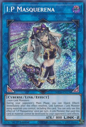 I:P Masquerena [MP20-EN178] Prismatic Secret Rare - Yu-Gi-Oh! - Card Brawlers | Quebec | Canada |