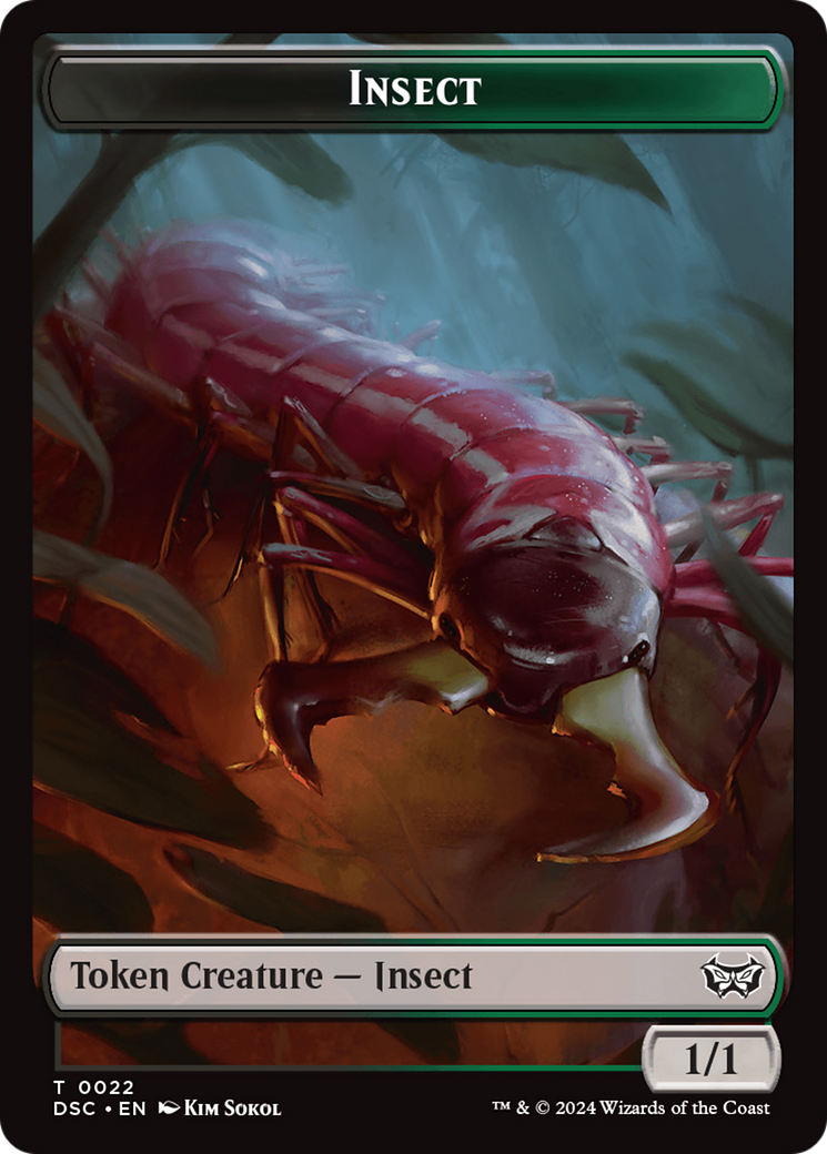 Shapeshifter // Insect (0022) Double-Sided Token [Duskmourn: House of Horror Commander Tokens] - Magic: The Gathering - Card Brawlers | Quebec | Canada |