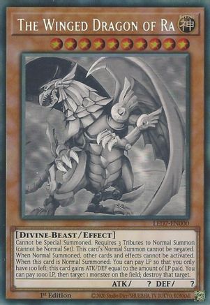 The Winged Dragon of Ra (Ghost Rare) [LED7-EN000] Ghost Rare - Yu-Gi-Oh! - Card Brawlers | Quebec | Canada |