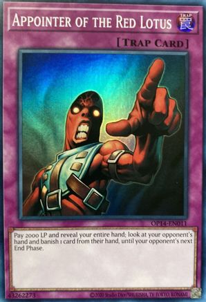 Appointer of the Red Lotus [OP14-EN011] Super Rare - Yu-Gi-Oh! - Card Brawlers | Quebec | Canada |