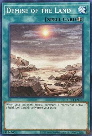 Demise of the Land [OP14-EN019] Common - Yu-Gi-Oh! - Card Brawlers | Quebec | Canada |