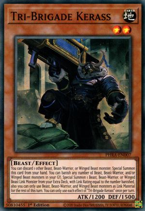Tri-Brigade Kerass [PHRA-EN007] Super Rare - Yu-Gi-Oh! - Card Brawlers | Quebec | Canada |