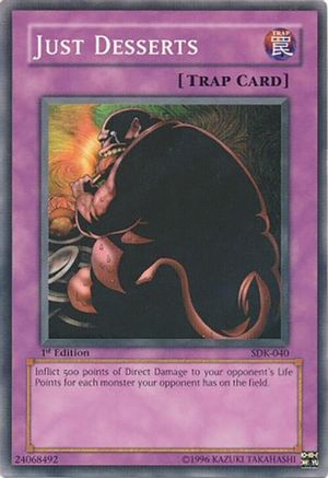 Just Desserts (SDK-040) Common / Short Print - Yu-Gi-Oh! - Card Brawlers | Quebec | Canada |