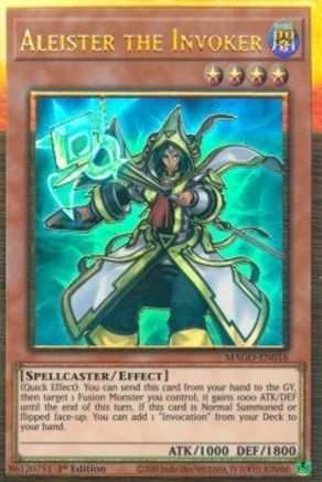 Aleister the Invoker (Alternate Art) [MAGO-EN016] Gold Rare - Yu-Gi-Oh! - Card Brawlers | Quebec | Canada |