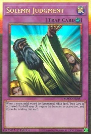 Solemn Judgment [MAGO-EN051] Gold Rare - Yu-Gi-Oh! - Card Brawlers | Quebec | Canada |