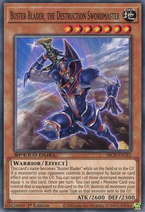 Buster Blader, the Destruction Swordmaster [SBCB-EN182] Common - Yu-Gi-Oh! - Card Brawlers | Quebec | Canada |