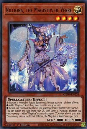 Rilliona, the Magistus of Verre [GEIM-EN003] Ultra Rare - Yu-Gi-Oh! - Card Brawlers | Quebec | Canada |
