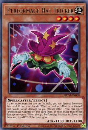 Performage Hat Tricker [GEIM-EN038] Rare - Yu-Gi-Oh! - Card Brawlers | Quebec | Canada |