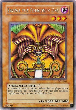 Exodia the Forbidden One (Dark Duel Stories) (DDS-003) Prismatic Secret Rare