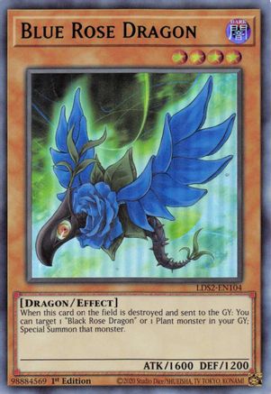 Blue Rose Dragon (Blue) [LDS2-EN104] Ultra Rare - Yu-Gi-Oh! - Card Brawlers | Quebec | Canada |