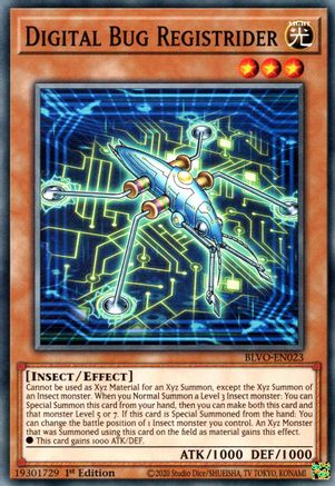 Digital Bug Registrider [BLVO-EN023] Common - Yu-Gi-Oh! - Card Brawlers | Quebec | Canada |