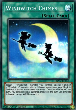 Windwitch Chimes [BLVO-EN059] Super Rare - Yu-Gi-Oh! - Card Brawlers | Quebec | Canada |
