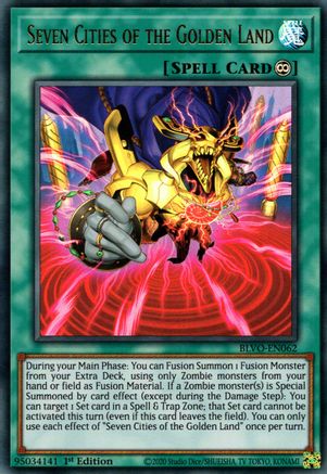 Seven Cities of the Golden Land [BLVO-EN062] Ultra Rare - Yu-Gi-Oh! - Card Brawlers | Quebec | Canada |