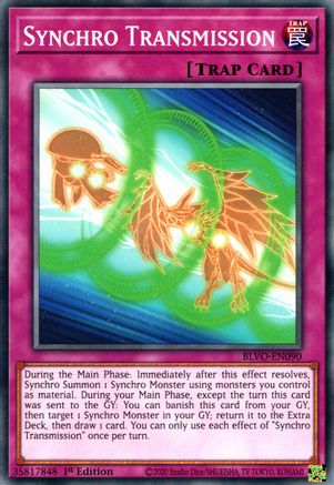 Synchro Transmission [BLVO-EN090] Common - Yu-Gi-Oh! - Card Brawlers | Quebec | Canada |