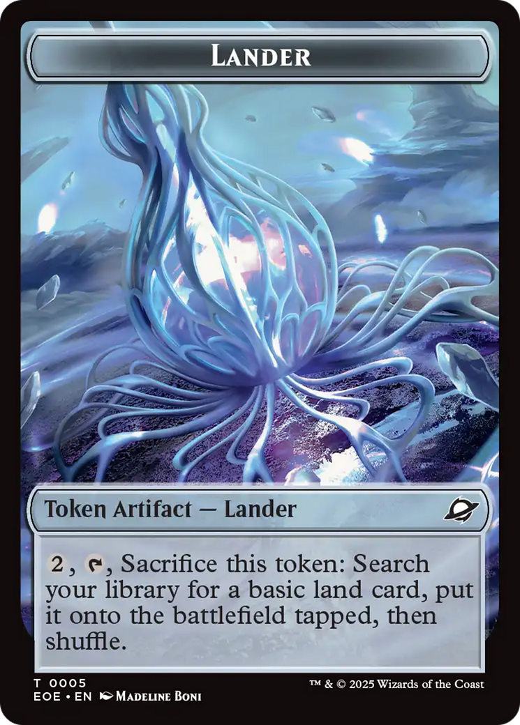 Drone // Lander (0005) Doubled-Sided Token [Edge of Eternities Tokens] - Magic: The Gathering - Card Brawlers | Quebec | Canada |