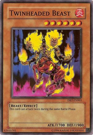 Twinheaded Beast [DBT-EN003] Super Rare - Yu-Gi-Oh! - Card Brawlers | Quebec | Canada |