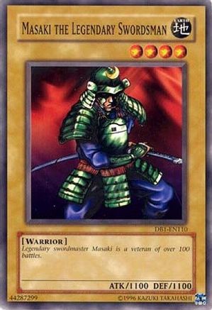Masaki the Legendary Swordsman [DB1-EN110] Common - Yu-Gi-Oh! - Card Brawlers | Quebec | Canada |