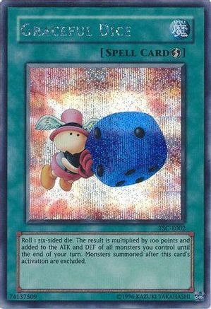 Graceful Dice [TSC-E002] Prismatic Secret Rare - Yu-Gi-Oh! Video Game Promotional Cards - Card Brawlers | Quebec | Canada |