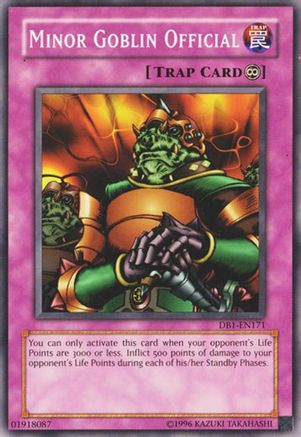 Minor Goblin Official [DB1-EN171] Common - Yu-Gi-Oh! - Card Brawlers | Quebec | Canada |