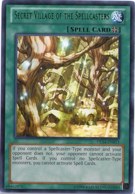 Secret Village of the Spellcasters (Green) [DL14-EN013] Rare - Yu-Gi-Oh! - Card Brawlers | Quebec | Canada |