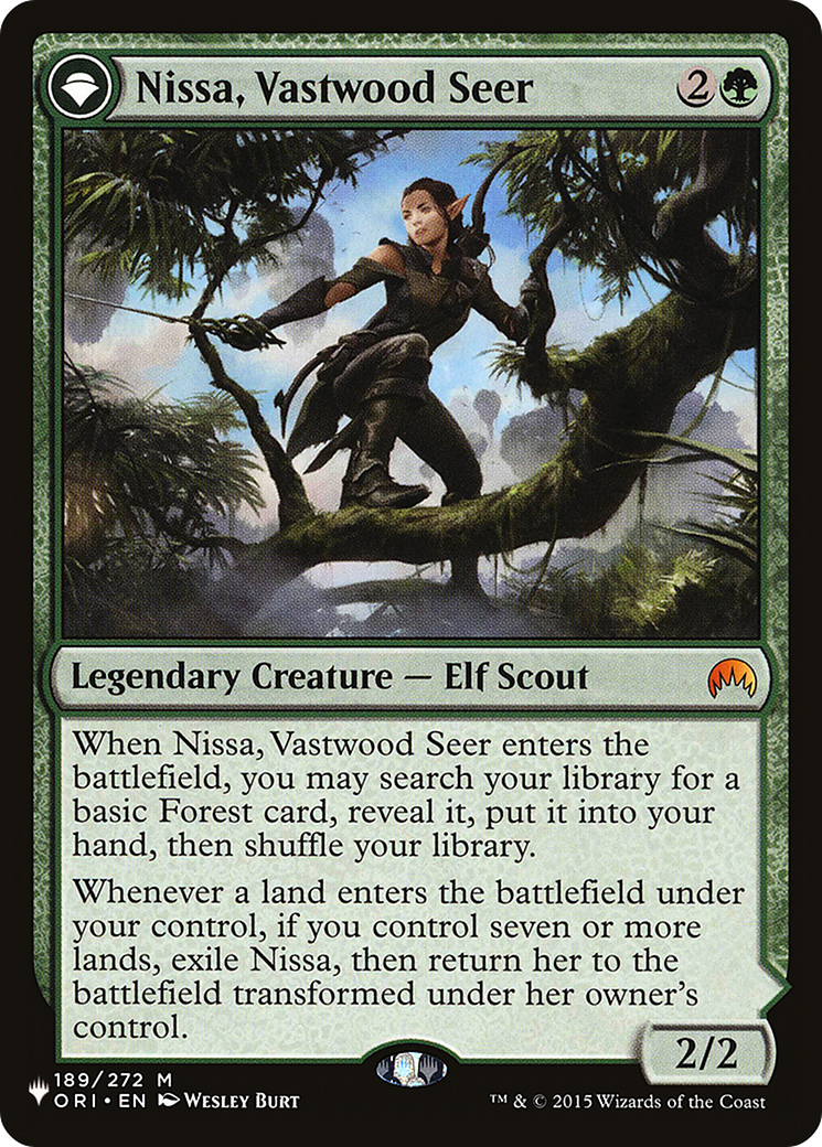 Nissa, Vastwood Seer // Nissa, Sage Animist [Secret Lair: From Cute to Brute] - Magic: The Gathering - Card Brawlers | Quebec | Canada |