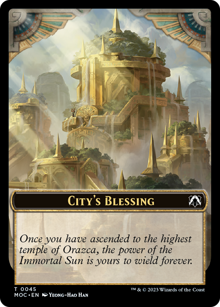 Elephant // City's Blessing Double-Sided Token [March of the Machine Commander Tokens] - Magic: The Gathering - Card Brawlers | Quebec | Canada |