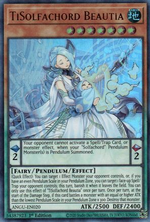 TiSolfachord Beautia (Ultra Rare) [ANGU-EN020] Ultra Rare - Yu-Gi-Oh! - Card Brawlers | Quebec | Canada |