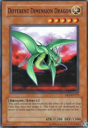 Different Dimension Dragon (DR1-EN177) Super Rare
