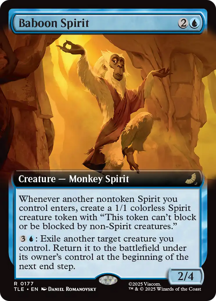 Baboon Spirit (Extended Art) [Avatar: The Last Airbender: Eternal-Legal] - Magic: The Gathering - Card Brawlers | Quebec | Canada |