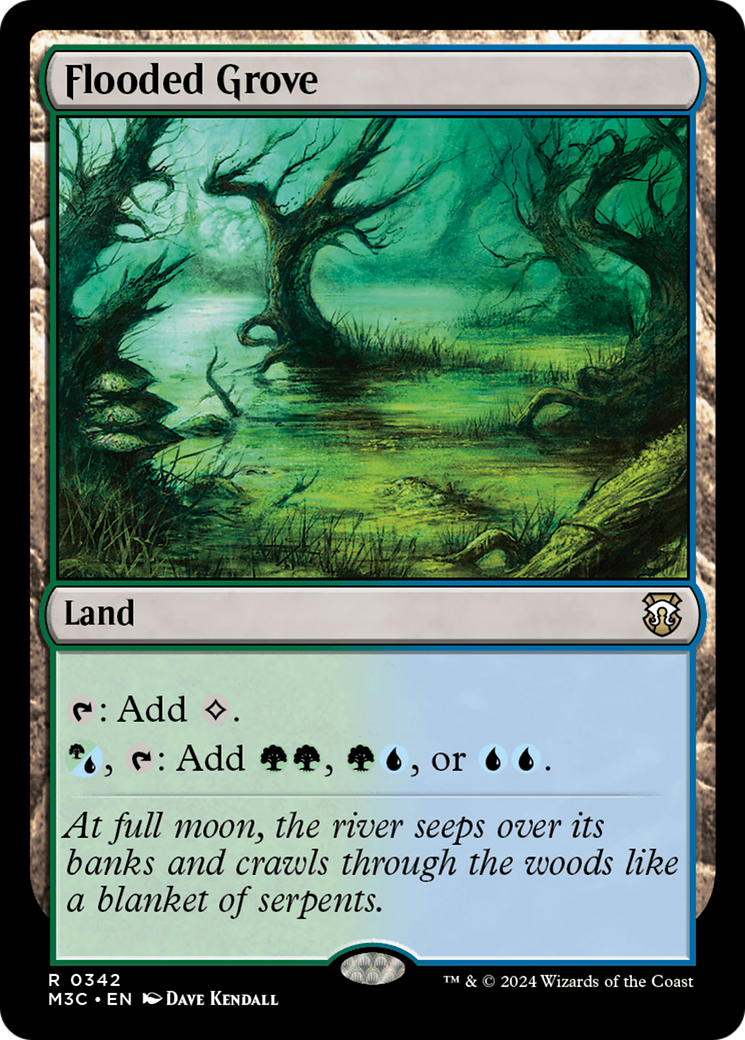 Flooded Grove (Ripple Foil) [Modern Horizons 3 Commander] - Magic: The Gathering - Card Brawlers | Quebec | Canada |