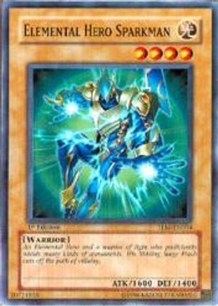 Elemental Hero Sparkman (TLM-EN004) Common / Short Print