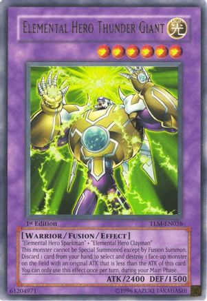 Elemental HERO Thunder Giant (TLM-EN036) Ultra Rare