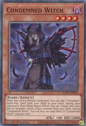 Condemned Witch [EGO1-EN019] Common - Yu-Gi-Oh! - Card Brawlers | Quebec | Canada |