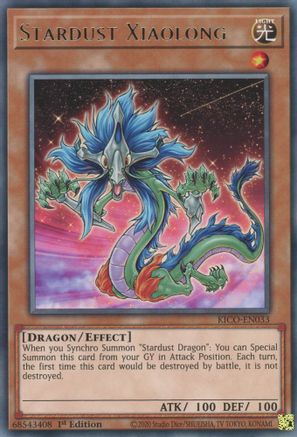 Stardust Xiaolong [KICO-EN033] Rare - Yu-Gi-Oh! - Card Brawlers | Quebec | Canada |