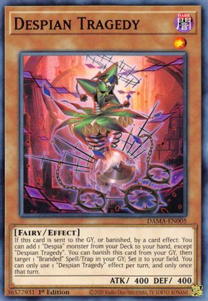 Despian Tragedy [DAMA-EN005] Common - Yu-Gi-Oh! - Card Brawlers | Quebec | Canada |