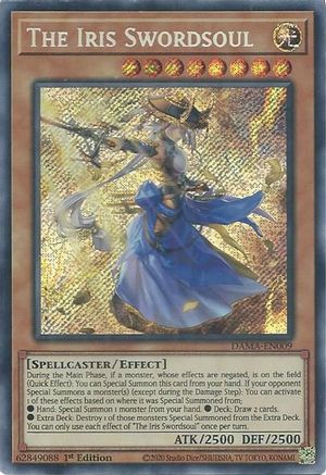 The Iris Swordsoul [DAMA-EN009] Secret Rare - Yu-Gi-Oh! - Card Brawlers | Quebec | Canada |