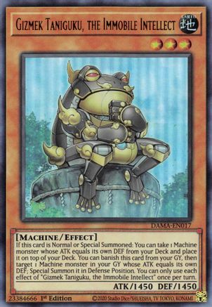 Gizmek Taniguku, the Immobile Intellect [DAMA-EN017] Ultra Rare - Yu-Gi-Oh! - Card Brawlers | Quebec | Canada |