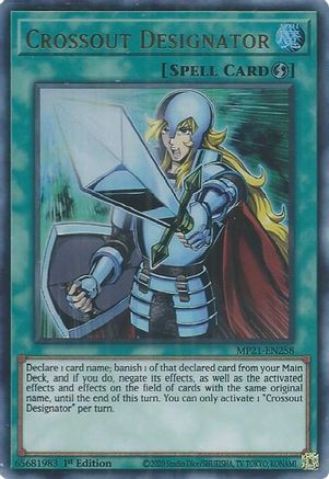 Crossout Designator [MP21-EN258] Ultra Rare - Yu-Gi-Oh! - Card Brawlers | Quebec | Canada |