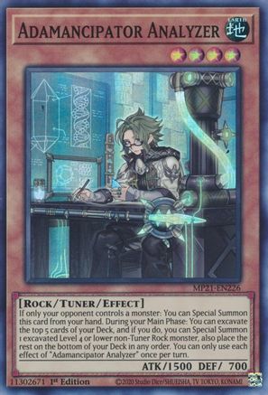 Adamancipator Analyzer [MP21-EN226] Super Rare - Yu-Gi-Oh! - Card Brawlers | Quebec | Canada |
