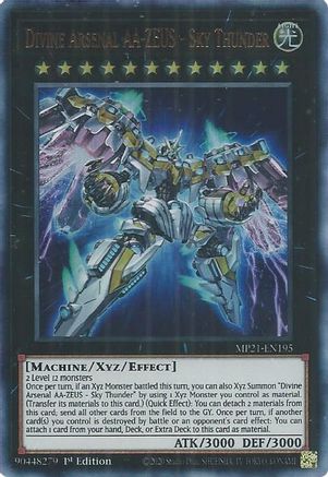 Divine Arsenal AA-ZEUS - Sky Thunder [MP21-EN195] Ultra Rare - Yu-Gi-Oh! - Card Brawlers | Quebec | Canada |