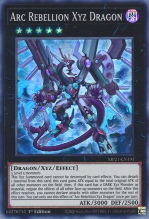 Arc Rebellion Xyz Dragon [MP21-EN191] Super Rare - Yu-Gi-Oh! - Card Brawlers | Quebec | Canada |
