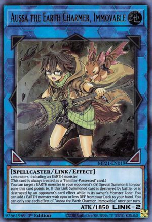 Aussa the Earth Charmer, Immovable [MP21-EN019] Ultra Rare - Yu-Gi-Oh! - Card Brawlers | Quebec | Canada |