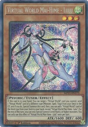 Virtual World Mai-Hime - Lulu [MP21-EN173] Prismatic Secret Rare - Yu-Gi-Oh! - Card Brawlers | Quebec | Canada |