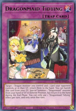 Dragonmaid Tidying [MP21-EN153] Rare - Yu-Gi-Oh! - Card Brawlers | Quebec | Canada |